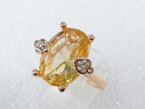 色石　指輪(16号)